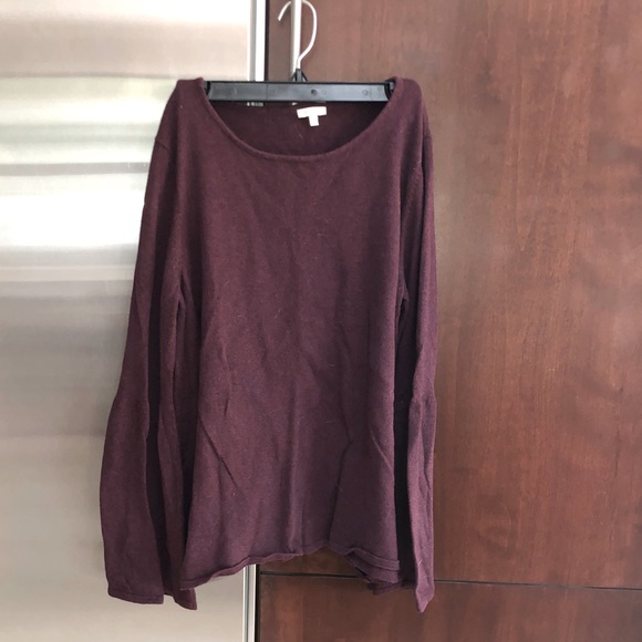 PROJECT sweater size XL wine color-loose fit - Picture 1 of 4
